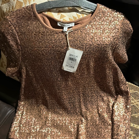 Splendid collection Blouse 
Size: M color:Gold
New wit Tsg - Picture 7 of 10